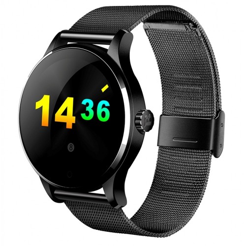 Lemfo K88H Smart Watch Bluetooth For apple huawei IOS Android. Καδένα Μαύρο