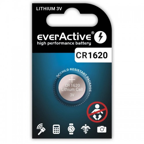 Mπαταρία λιθίου everActive CR1620