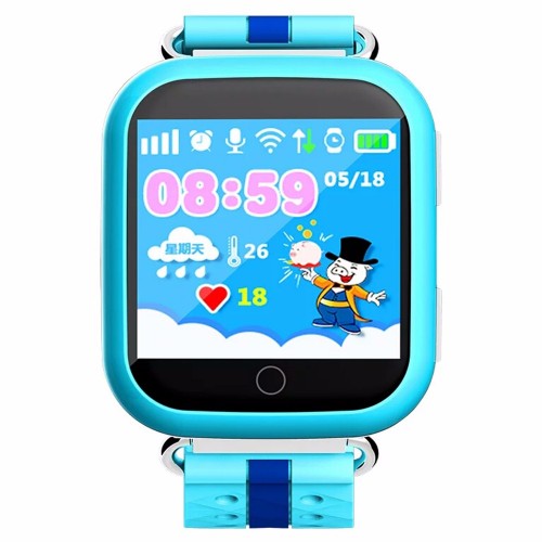Παιδικό ρολόι Wifi GPS smart watch Q750 ΜΠΛΕ