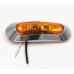Φλας LED φανάρι αυτοκινήτου τρακτέρ τρέιλερ φορτηγά 12V 24V 4 LED Πορτοκαλί - 1445