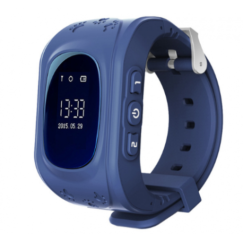 Παιδικό ρολόι με ενσωματωμένη συσκευή εντοπισμού GPS και τηλέφωνο Μπλε - OEM Q50