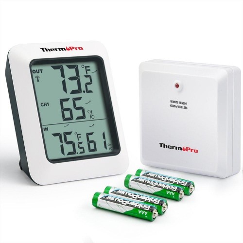 Ασύρματο θερμόμετρο υγρασιόμετρο εσωτερικού και εξωτερικού χώρου ThermoPro TP-60S
