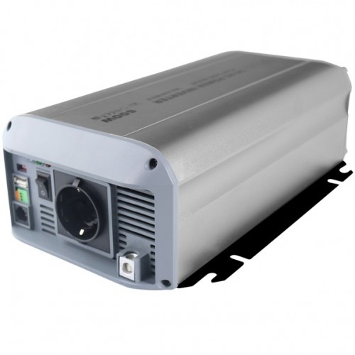 Μετατροπέας Inverter καθαρού ημιτόνου 600W 12V DC σε 220V AC - Solarvertech NK600A