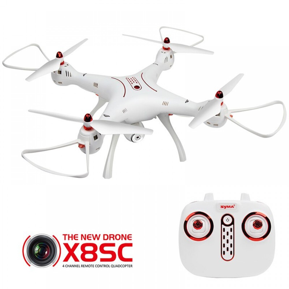 X8SC RC Drone 2MP HD Camera Or WIFI FPV Real-time 720P HD