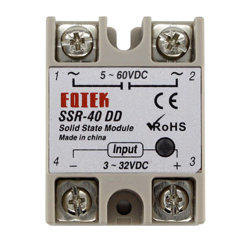 SSR-40DD SSR Solid State Relay Module 40A Input 3-32VDC - 5-60VDC