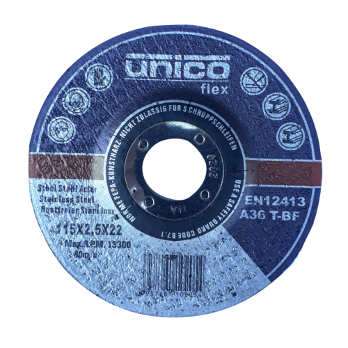 Τροχός δίσκος κοπής σιδήρου Unico Flex Φ115Χ2.5