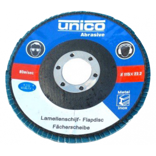 Πολύπτερο δίσκος γυαλίσματος λείανσης UNICO FLEX Φ115ΜΜ P060