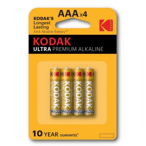 4 x KODAK Ultra Premium Alkaline LR03/AAA