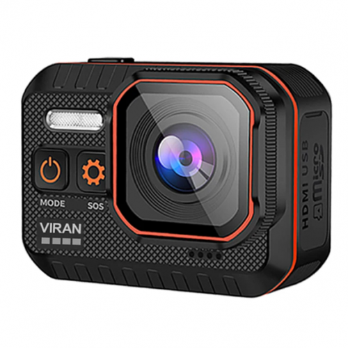 CERASTES Action Camera 4K60FPS With Remote Control Screen υποβρύχια με WiFi