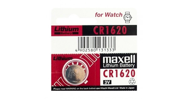 CR1620 Maxell Litio 3V - Unidad