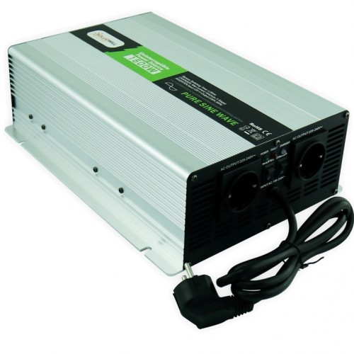 Inverter καθαρού ημιτόνου με φορτιστή UPS 12V σε 220V 1500W NPS1500