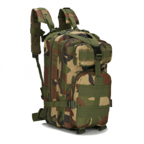 Σακίδιο πλάτης 30L για Ορειβασία Κάμπινγκ Πεζοπορία Ψάρεμα Κυνήγι Rucksacks 1000D - Jungle Camouflage