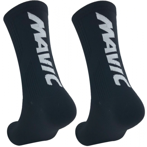 Αθλητικές κάλτσες για τρέξιμο ποδηλασία Αναρρίχηση Περπάτημα Black MAVIC 2475