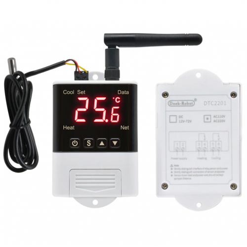 Θερμοστάτης ελεγκτής θερμοκρασίας με wifi θέρμανσης ψύξης DTC2201