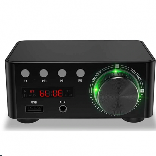 Mini Audio HiFi Bluetooth 5.0 Power Class D Amplifier - 2674