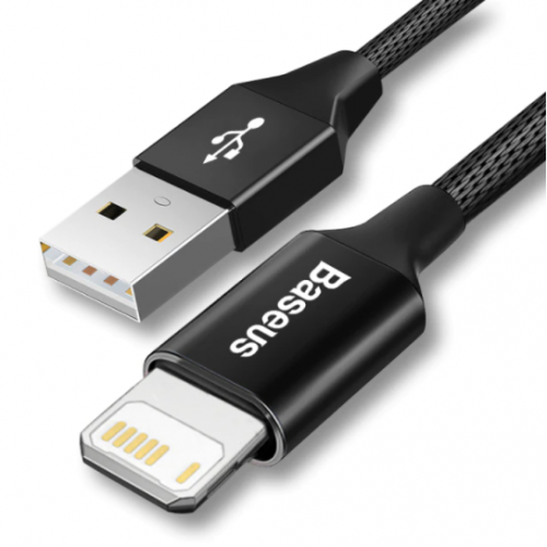 Baseus USB Cable For iPhone Μαύρο 60cm