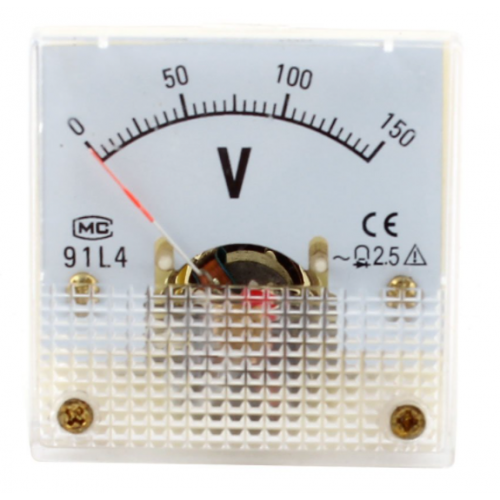 Βολτόμετρο αναλογικό 91L4 AC 0-150V