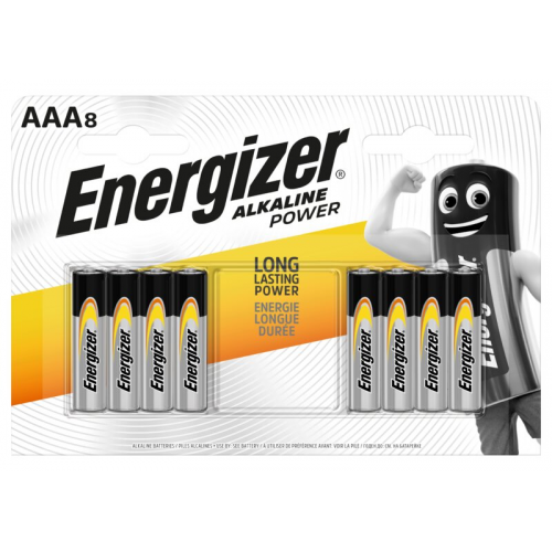 8 x Energizer Alkaline Power LR03/AAA alkaline battery