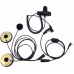 Ακουστικά μικρόφωνο ενδοεπικοινωνίας PTT για κράνος