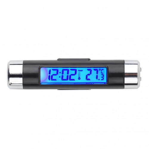 Ψηφιακό ρολόι θερμόμετρο για τον αεραγωγό του αυτοκινήτου - AM066